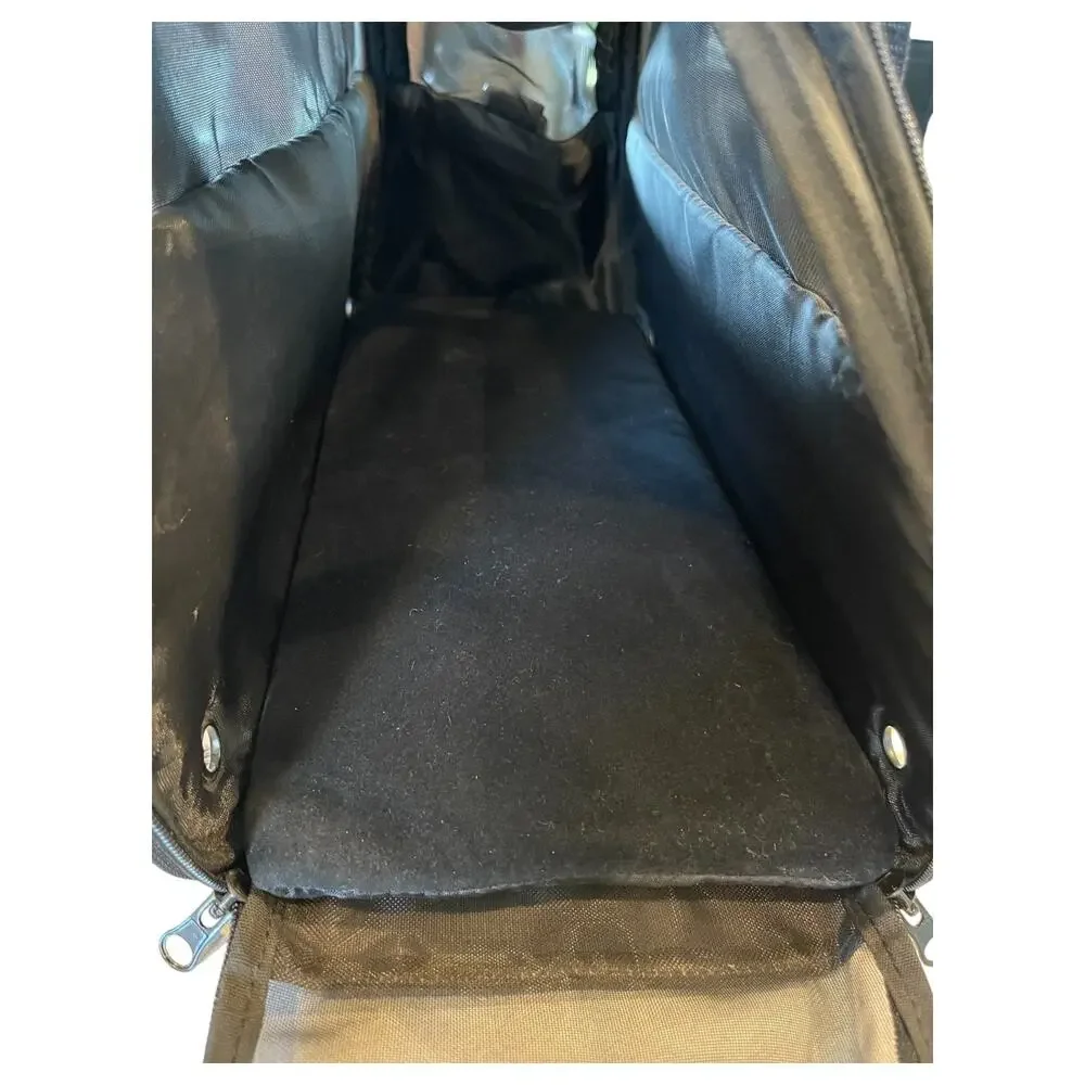Pet Carrier for Small Dog or Cat 15 x 7 inch Boots & Barkley Brand Brown & Black